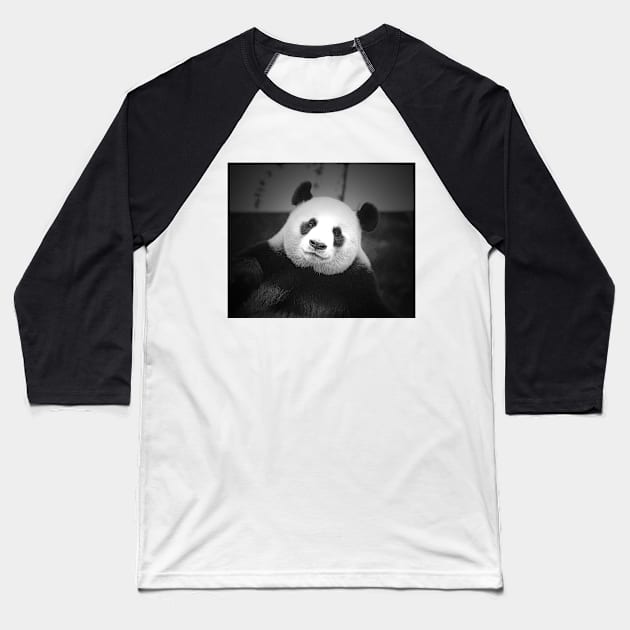 Giant Panda Baseball T-Shirt by LeanneAllen